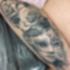 Leg sleeve in progress by Josh