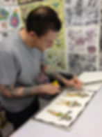 Sean flash painting in 2013