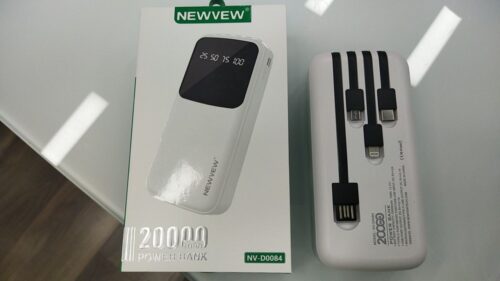 Newvew Digital Screen Power Bank 20000mAh - Image 2